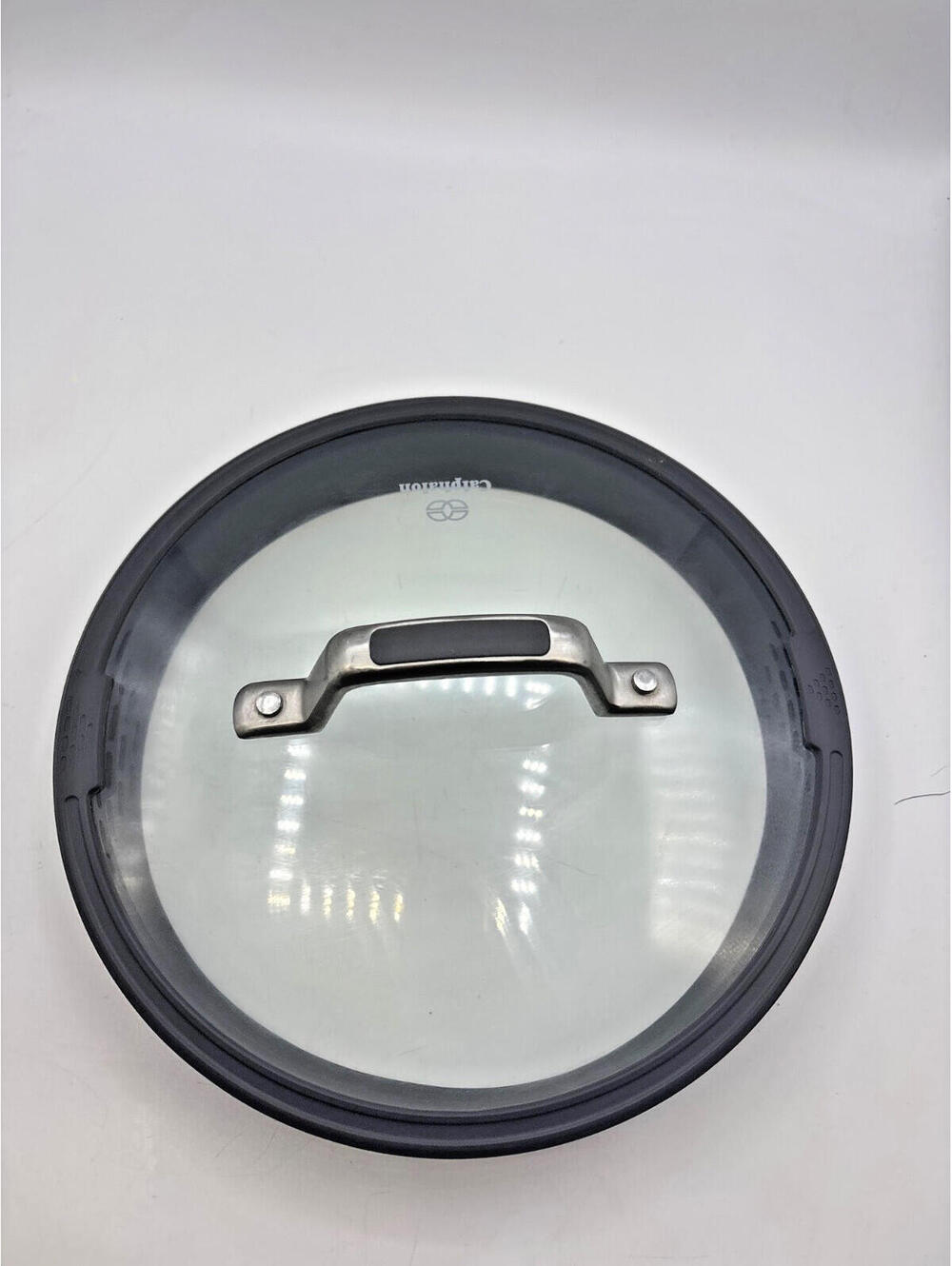 Calphalon Replacement Strainer Lid 9" Glass And Silicon Rubber LID ONLY